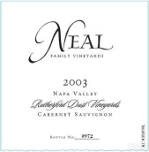 尼爾家族盧瑟福塵埃赤霞珠干紅葡萄酒(Neal Family Vineyards Rutherford Dust Vineyard Cabernet Sauvignon, Rutherford, USA)