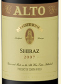 奧特西拉干紅葡萄酒(Alto Estate Shiraz, Stellenbosch, South Africa)