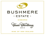 布什梅經(jīng)典霞多麗白葡萄酒(Bushmere Estate Classic Chardonnay, Gisborne, New Zealand)