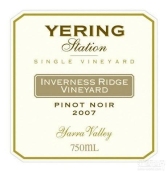 優(yōu)伶酒莊伊芙內(nèi)斯嶺園黑皮諾紅葡萄酒(Yering Station Iverness Ridge Vineyard Pinot Noir, Yarra Valley, Australia)