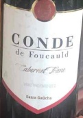 奧羅拉酒莊弗柯德伯爵品麗珠紅葡萄酒(Vinicola Aurora Conde de Foucauld Cabernet Franc, Serra Gaucha, Brazil)