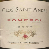 圣安德園干紅葡萄酒(Clos Saint-Andre, Pomerol, France)