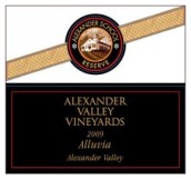 亞歷山大谷亞歷山大派珍藏沖積干紅葡萄酒(Alexander Valley Vineyards Alexander School Reserve Alluvia, Alexander Valley, USA)