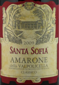 圣索菲亞酒莊阿瑪羅尼經(jīng)典紅葡萄酒(Santa Sofia Amarone della Valpolicella Classico DOC, Veneto, Italy)