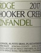 山脊酒莊胡克可里克仙粉黛紅葡萄酒(Ridge Vineyards Hooker Creek Zinfandel, Sonoma Valley, USA)