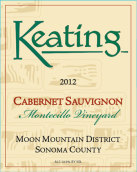 奇汀酒莊蒙特西羅赤霞珠干紅葡萄酒(Keating Montecillo Cabernet Sauvignon,  Moon Mountain District, USA)