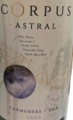 圣派德羅酒莊星狀體佳美娜紅葡萄酒(Vina San Pedro Corpus Astral Carmenere, Central Valley, Chile)