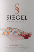 西赫酒莊特級(jí)珍藏系列梅洛紅葡萄酒(Vina Siegel Grand Reserve Merlot, Colchagua Valley, Chile)