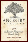 先輩迪多納托桑嬌維塞干紅葡萄酒(Ancestry Di Donato Sangiovese, Washington, USA)