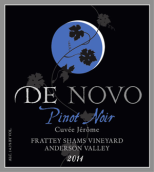 重生酒莊黑皮諾干紅葡萄酒(De Novo Wines Pinot Noir, Alexander Valley, USA)