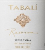 達(dá)百利珍藏霞多麗干白葡萄酒(Tabali Reserva Chardonnay, Limari Valley, Chile)