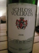 沃爾萊茨一級(jí)酒園雷司令干白葡萄酒(Schloss Vollrads Riesling Erstes Gewachs, Rheingau, Germany)