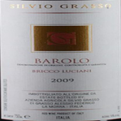 格羅索酒莊盧西尼峰巴羅洛紅葡萄酒(Silvio Grasso Bricco Luciani Barolo DOCG, Piedmont, Italy)