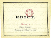 法令珍藏赤霞珠干紅葡萄酒(Edict Reserve Cabernet Sauvignon, Napa Valley, USA)