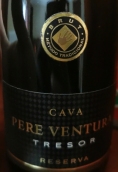 佩雷·凡圖拉特雷索珍藏極干型卡瓦起泡酒(Pere Ventura Tresor Brut Reserva Cava, Catalonia, Spain)