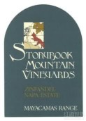 故事山莊園梅亞卡瑪斯仙粉黛干紅葡萄酒(Storybook Mountain Vineyards Estate Mayacamas Range Zinfandel, Napa Valley, USA)