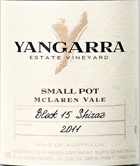 亞加拉小桶西拉紅葡萄酒(Yangarra Estate Small Pot Shiraz, Mclaren Vale, Australia)