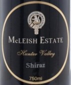 麥克萊什西拉干紅葡萄酒(Mcleish Estate Shiraz,Hunter Valley,Australia)