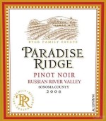 天堂橋俄羅斯河谷黑皮諾干紅葡萄酒(Paradise Ridge Russian River Valley Pinot Noir, Sonoma County, USA)