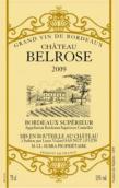贝尔罗斯酒庄红葡萄酒(Chateau Belrose, Bordeaux Superieur, France)