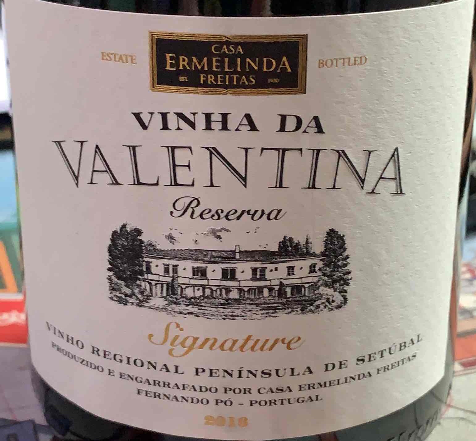 Casa Ermelinda Freitas Vinha da Valentina Signature Reserva Tinto,  Peninsula de Setubal, Portugal-埃尔梅琳达·弗雷塔斯之家酒庄葡萄酒-价格-评价-中文名-红酒世界网