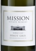 明圣灰皮诺白葡萄酒(Mission Estate Pinot Gris, Hawke's Bay, New Zealand)