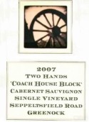 雙掌酒莊馬廄園赤霞珠紅葡萄酒(Two Hands Coach House Block Cabernet Sauvignon, Barossa Valley, Australia)