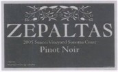 Zepaltas Suacci Vineyard Pinot Noir, Sonoma Coast, USA