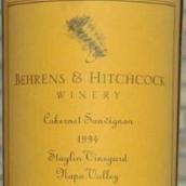 希貝格林園赤霞珠干紅葡萄酒(Behrens and Hitchcock Staglin Vineyard Cabernet Sauvignon, Napa Valley, USA)
