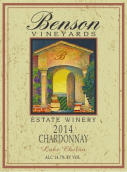 本森霞多麗干白葡萄酒(Benson Estate Chardonnay, Washington, USA)