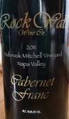 巖壁酒莊霍爾布魯克米歇爾園品麗珠干紅葡萄酒(Rock Wall Holbrook Mitchell Vineyard Cabernet Franc, Napa Valley, USA)