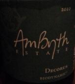 安比斯酒莊美麗干白葡萄酒(Ambyth Estate Decorus, Paso Robles, USA)