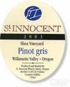 圣純潔牛油果園灰皮諾干白葡萄酒(St. Innocent Shea Vineyard Pinot Gris, Willamette Valley, USA)