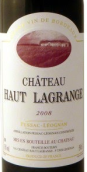 拉格朗日紅葡萄酒(Chateau Haut-Lagrange, Pessac-Leognan, France)