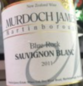 默多克詹姆斯酒庄蓝石长相思白葡萄酒(Murdoch James Estate Blue Rock Sauvignon Blanc, Martinborough, New Zealand)