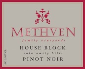 梅斯文家族屋舍園黑皮諾干紅葡萄酒(Methven Family Vineyards House Block Pinot Noir, Eola-Amity Hills, USA)