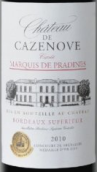 卡泽诺夫城堡红葡萄酒(Chateau de Cazenove, Bordeaux Superieur, France)