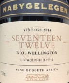 拿拜格列庚酒莊1712系列紅葡萄酒(Nabygelegen Seventeen Twelve, Wellington, South Africa)