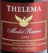 泰勒瑪酒莊珍藏梅洛紅葡萄酒(Thelema Mountain Vineyards Merlot Reserve, Stellenbosch, South Africa)