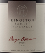 金士頓酒莊巴約西拉紅葡萄酒(Kingston Family Vineyards Bayo Oscuro Syrah, Casablanca Valley, Chile)