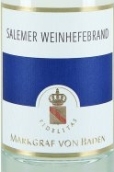 巴登侯爵塞勒美白蘭地(Weingut Markgraf Von Baden Salemer Weinhefebrand, Baden, Germany)