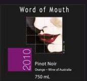 口碑黑皮諾干紅葡萄酒(Word?of?Mouth Pinot Noir, Orange, Australia)