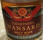 曼薩德酒莊極干型桃紅香檳(Mansard Brut Rose, Champagne, France)