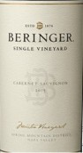 貝靈哲酒莊馬斯頓園赤霞珠紅葡萄酒(Beringer Marston Vineyard Cabernet Sauvignon, Spring Mountain District, USA)