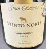 北風(fēng)酒莊霞多麗特級(jí)珍藏紅葡萄酒(Viento Norte Gran Reserva Chardonnay, Curico Valley, Chile)