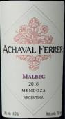 菲麗酒莊馬爾貝克紅葡萄酒(Achaval Ferrer Malbec Mendoza, Mendoza, Argentina)