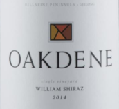 奧克丹威廉西拉干紅葡萄酒(Oakdene Vineyards William Shiraz, Geelong, Australia)