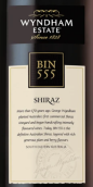 云咸酒莊Bin 555設(shè)拉子紅葡萄酒(Wyndham Estate Bin 555 Shiraz, South Eastern Australia, Australia)