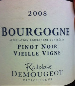 魯道夫酒莊老藤黑皮諾紅葡萄酒(Domaine Rodolphe Demougeot Bourgogne Pinot Noir Vieilles Vignes, Burgundy, France)