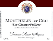 安珀酒莊香弗洛（蒙蝶利一級(jí)園）干紅葡萄酒(Domaine Potinet-Ampeau Les Champs-Fulliots, Monthelie 1er Cru, France)